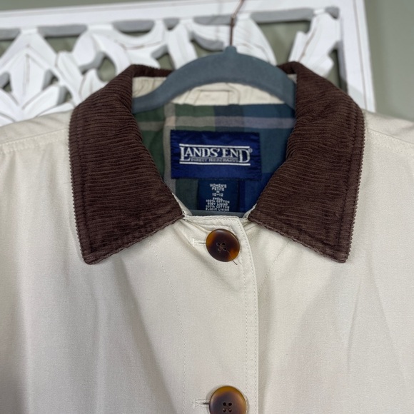 Vintage Lands' End Utility Barn Chore Coat Petite - Picture 7 of 10